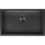 MEXEN - Trixo oceľový drez 1-bowl 750 x 440 mm, čierna 6415751000-70