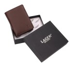 Pánska kožená peňaženka Lagen LG-7657 Dark brown