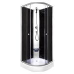 KERRA - Sprchovací kút Evora 90 (čierny) 5907548118837