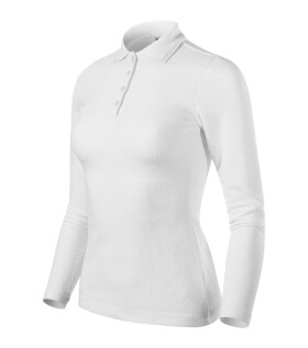 Polokošeľa Pique Polo LS biela XL