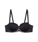 Dámska podprsenka Wild Azalea Florale WHP - BLACK - black 0004 - TRIUMPH BLACK 80B