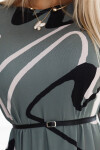 Dámske šaty 576-1 - NUMOCO Zelená 2XL/3XL