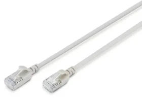 Digitus Patchkabel Cat6A F/FTP Slim sivá / Sieťový kábel / RJ-45 / 1 m / LSZH (DK-1632-A-010S)