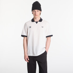 Tričko Fred Perry Meyba Printed Polo Shirt Beige L
