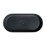 OMNIRES - OVO PZ+ voľne stojaca vaňa, 160 x 75 cm čierna lava /BLV/ OVOWWBLV