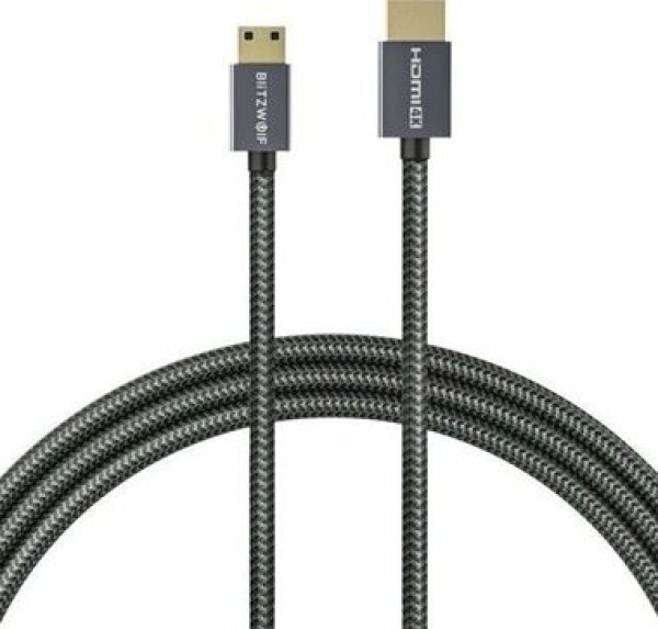 BlitzWolf BW-HDC4 video kábel HDMI 2.0 (M) - HDMI (M) 2.0 1.2m čierna (BW-HDC4)