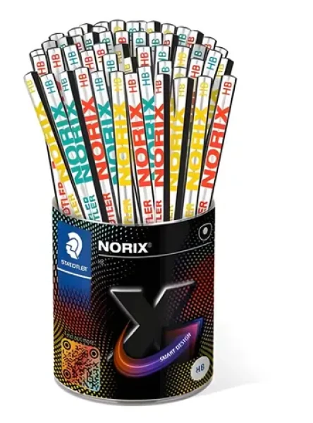Staedtler Norix / Grafitové ceruzky / tvrdosť HB / 72 ks / recyklované drevo (181 KP72)