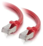 Mercodan červená / Sieťový kábel / CAT-6a / S/FTP / 10 m (371914100)