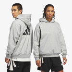 Mikina adidas Basketball Fleece Hoodie (Gender Neutral) Medium Grey Heather M