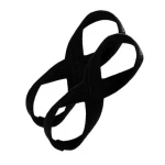 Trhačky Figure 8 Black - GymBeam (M, čierna) (73591-1-M)