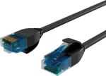 Shiverpeaks Cat6 U/UTP slim čierna / Patch kábel / 3 m / RJ-45 / 1000 Mbit/s (BS08-22045)