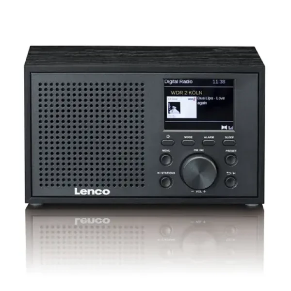 LENCO DAR-017BK čierna / PLL FM rádio / DAB+ / 3W / 3.5mm jack (DAR-017BK)