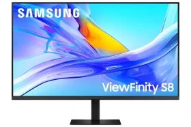 37" Samsung ViewFinity S80UD čierna / Monitor / VA / 4K UHD 3840×2160 / 60Hz / 350 cd/m2 / HDMI + DP + USB-C / KVM (LS37D804UAUXEN)