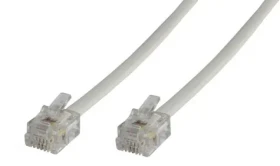 MicroConnect Modulárny kábel RJ12 2m biela (MPK102)