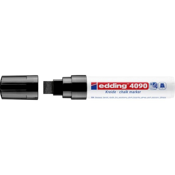 Edding 4090 4-4090001 kriedový popisovač čierna 4 mm, 15 mm N/A; 4-4090001