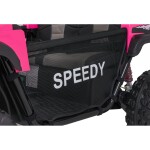 Mamido Detské elektrické autíčko PASSION 4x200W 24V ružové