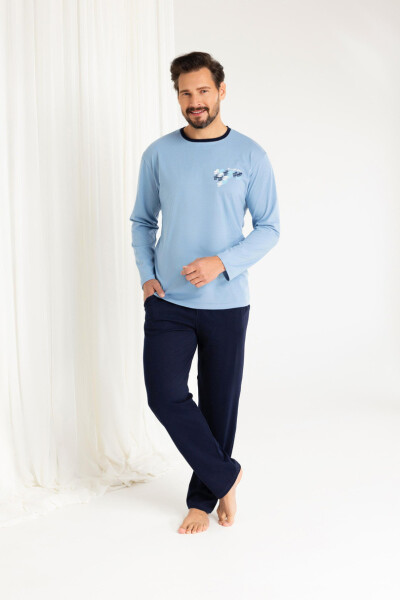 PÁNSKE PYŽAMO 484 BIG J/25 Modrá 2XL