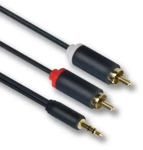 Mercodan Audio kábel Jack 3,5 mm - 2x RCA 2m / Audio kábel / Stereo / 2 m (153212020)