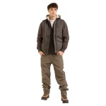 Bushman Pánska zateplená vesta Arno, tmavošedá XXXXL