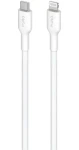 Puro Fabrik biela / Dátový kábel / USB-C - Lightning / MFi / 1,2 m