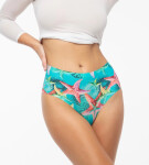 Sea Stars Simple Brasil Maxi nohavičky zelené a červené - Julimex L