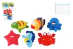 TEDDIES Zvieratká do vane gumové 6 ks