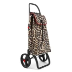 Rolser I-Max Wild 2 Logic RSG leopardí vzor / Nákupná taška na kolieskach / Objem 43 l / Nosnosť 40 kg