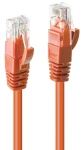 Lindy Cat6 U/UTP oranžová / Sieťový kábel / 2 m / RJ-45 (48108)