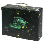 BAAGL Skladací školský kufrík Traktor s kovaním / 32.5 x 10.5 x 26 cm