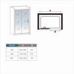 H K - Posuvné sprchové dvere FORTE 116-120x190cm L/P variant SE-FORTE120SET