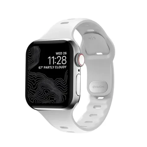 Nomad Sport Slim remienok pre Apple Watch 7 (41 amp; 40 amp; 38 mm) SM biela (NM01142485)