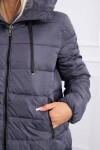 Prešívaná zimná bunda FIFI Cindy grey XS
