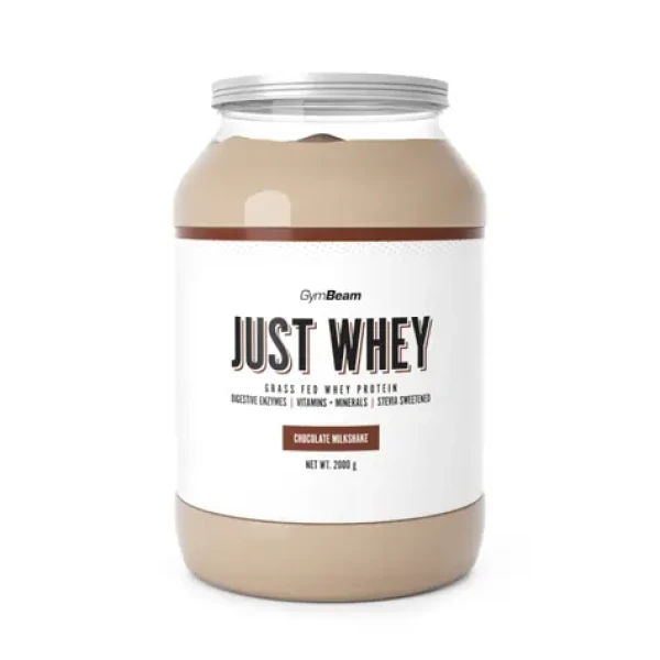 Just Whey Grass-Fed Protein - GymBeam (čokoládový milkshake, 2000 g) (28324-5-2000g-chocolate-milkshake)