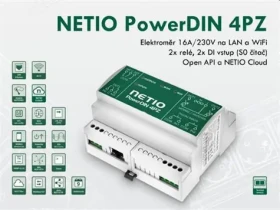 NETIO PowerDIN 4PZ / Rozvodný panel / RACK / DIN lišta (POWERDIN4PZ)