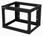 StarTech Nástenný rack s otvoreným rámom 6U / Nástenný rack / nosnosť 80 kg / hĺbka 457 mm (RK619WALLO)