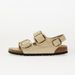 Tenisky Birkenstock Milano Big Buckle Natural Leather Patent High-Shine Ecru EUR 41