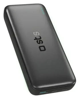 SBS Infinity 20 000 mAh čierna / Powerbanka / 10 W / LiFePO4 / USB-C, USB-A