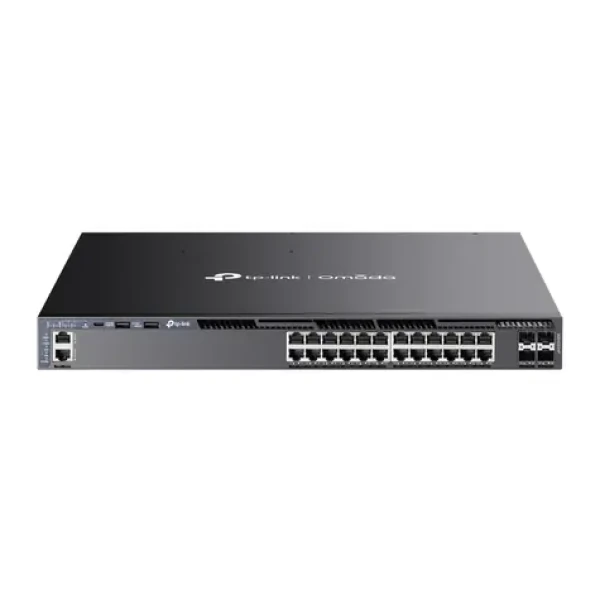 TP-LINK SG6428XHP / 24- Port Switch / 24× 10/100/1000 Mbps PoE+ / 4× 10G SFP+ (SG6428XHP)