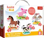 Trefl - Puzzle - Baby puzzle: Na farme 4v1/2|3|4|5 dielikov/vek 2+