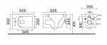 Kielle - Arkas I Závesné WC s doskou SoftClose, Rimless, biela 30111000