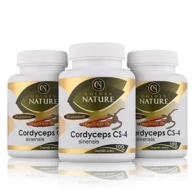 Golden Nature Cordyceps CS-4 300 cps. (3x100 cps) (GN210005)