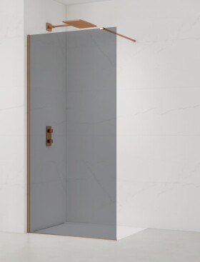 Sprchová zástena SAT Walk-in 90 cm brúsený rose gold SATBWI90KSPRRG SATBWI90KSPRRG