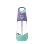 B.box Fľaša na pitie so slamkou 450 ml - lilac pop EUR