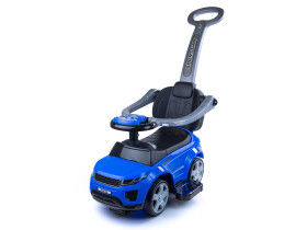 Mamido Mamido Odrážadlo Sport Car s vodiacou tyčou 3v1 modré