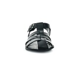 Groundies Catania Black dámske barefoot sandále 38 EUR