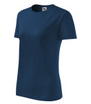 Klasické nové tričko midnight blue S