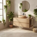 REA - Umývadlo na dosku Mika Light Terracotta REA-U7348