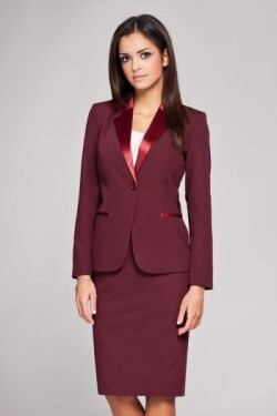 Dámska bunda M154 bordová - Figl XL