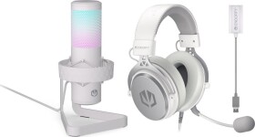 Endorfy Mikrofon Endorfy AXIS Streaming OWH (EY1B007) + Słuchawki Viro Plus Białe
