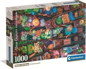 Clementoni Puzzle Thajský plávajúci trh /1000 dielikov/ od 18 rokov